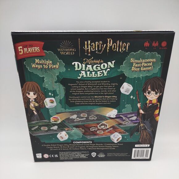 Harry Potter Mischief in Diagon Alley Family Night Strategy Board Game NIOB - Picture 2 of 10